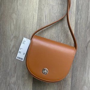 Urban Outfitters camel structured crossbody